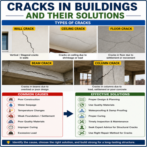 Cracks in Buildings & Solutions